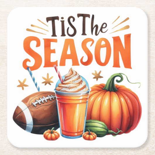 今シーズン スクエアペーパーコースター (正面)