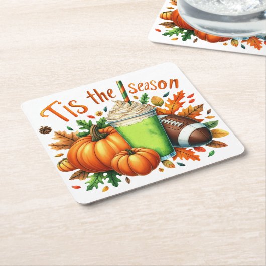 今シーズン スクエアペーパーコースター (アングル)