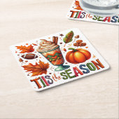 今シーズン スクエアペーパーコースター (アングル)