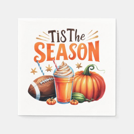 今シーズン スタンダードカクテルナプキン (正面)