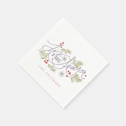 今シーズン スタンダードカクテルナプキン (角)