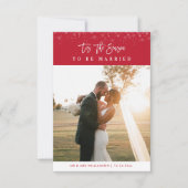 今シーズン |休日結婚のお知らせ サンキューカード (正面)