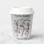 今シーズン – 踊り不気味スケルトン 紙コップ (裏面)