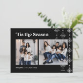 今シーズン |雪のモダン結晶の写真 シーズンカード (スタンド正面)