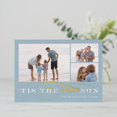 今シーズン | 3フォトクリスマ航海のス 箔シーズンカード (立ち正面)