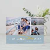 今シーズン | 3フォトクリスマ航海のス 箔シーズンカード (立ち正面)