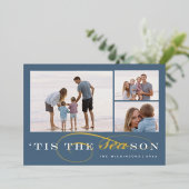 今シーズン | 3フォトクリスマ航海のス 箔シーズンカード (立ち正面)