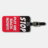 今ストップすぐ荷物タグ ラゲッジタグ (正面横)