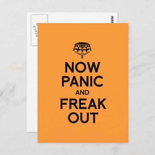 今パニックとフリークアウト.png ポストカード (正面/裏面)