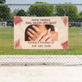 今パーソナライズされた採用ネイルサロンスペシャリスト 横断幕 (インサイチュ)