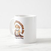 今パーソナライズされた日は心が落ち着く コーヒーマグカップ (正面左)