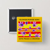 今フラワーパワー! 缶バッジ (正面&裏面)