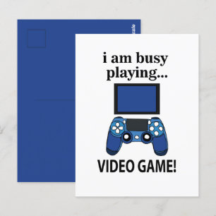 今プレイ中のビデオゲーム ポストカード