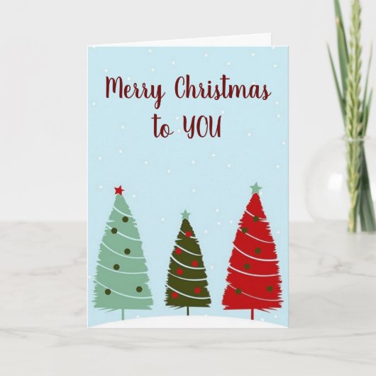 今メリー年のクリスマス「新しい恋」 シーズンカード (正面)