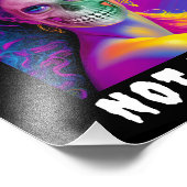 今モダン日おもしろいは無いカラフルスカル フォトプリント            (角)