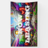 今リースカスタムビニールバナー3' x 5'バナー 横断幕 (縦)