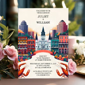 今ロブスタービーチ海サマーニューオーリンズ結婚ズ 招待状