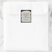 今与え日の我々の考え スクエアシール (バッグ)