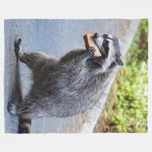 今与え日の私たちのパン フリースブランケット (正面(横))