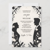 今予測できなファンキーユニークユーモアおもしろい結婚ミーム 招待状 (正面)