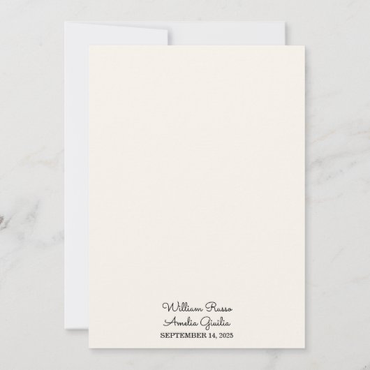 今予測できなファンキーユニークユーモアおもしろい結婚ミーム 招待状 (裏面)