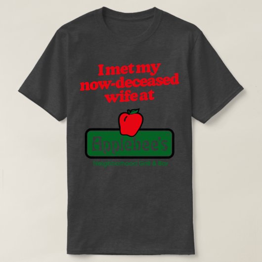 今亡き妻に逢った Tシャツ (デザイン正面)