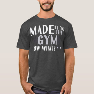 今何をジムに行った Tシャツ