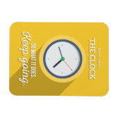 今保は時計が黄色く見えない マグネット (横)