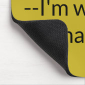 今傾斜した話私; 孤児の黒を見るm マウスパッド (コーナー)