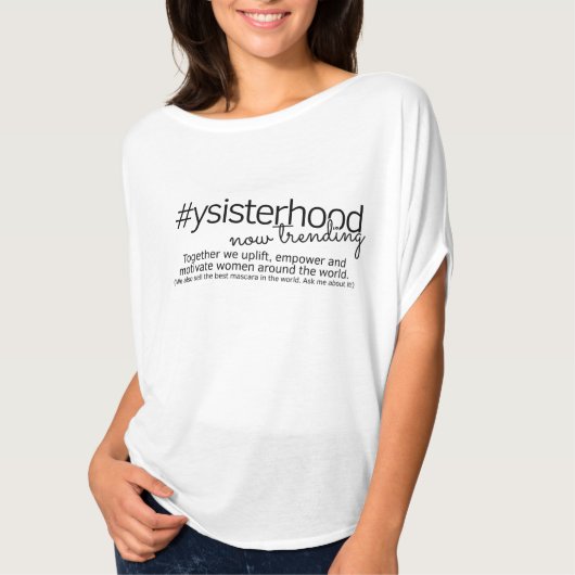 今向くYSisterhood Tシャツ (正面)