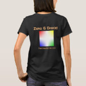 今変わる重力! -ゼロGのダンス- Tシャツ (裏面)