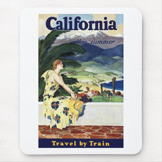 今夏のカリフォルニア マウスパッド (正面)