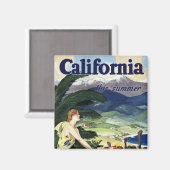 今夏のカリフォルニア マグネット (正面/裏面)