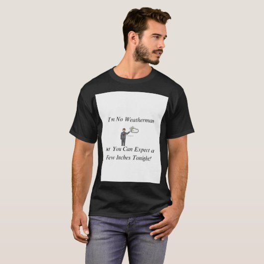 今夜おもしろいは数インチの服装をする Tシャツ (正面フル)