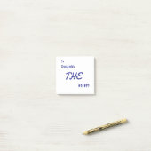 今夜おもしろいは ポストイット (デスク上)