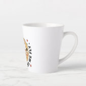 今夜かわいい魔女を飛ぶ カフェラテマグ (右)