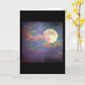 今夜のグリーティングカード カード (黄色い花)