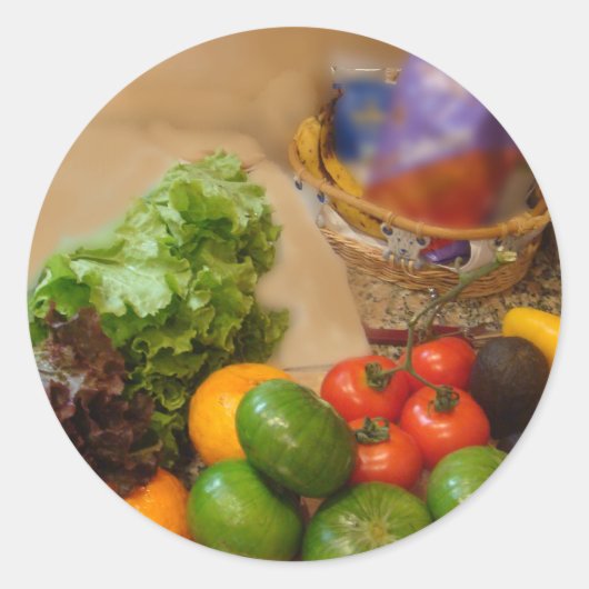 今夜のサラダ！ ラウンドシール (正面)