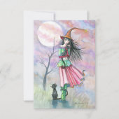 今夜のハロウィンポストカードの置き換え カード (正面)