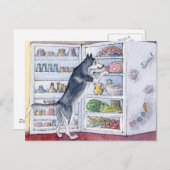 今夜のファンシー夕食は? ポストカード (正面/裏面)