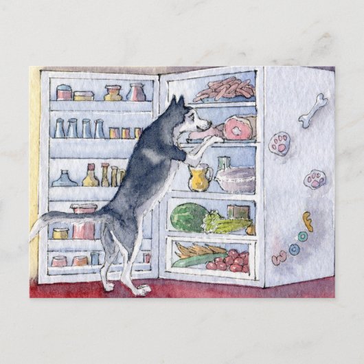 今夜のファンシー夕食は? ポストカード (正面)