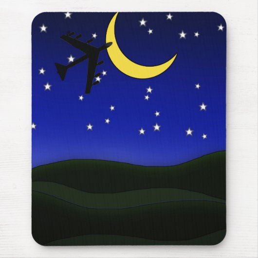 今夜のフライト マウスパッド (正面)