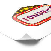 今夜の映画館マーキー フォトプリント            (角)