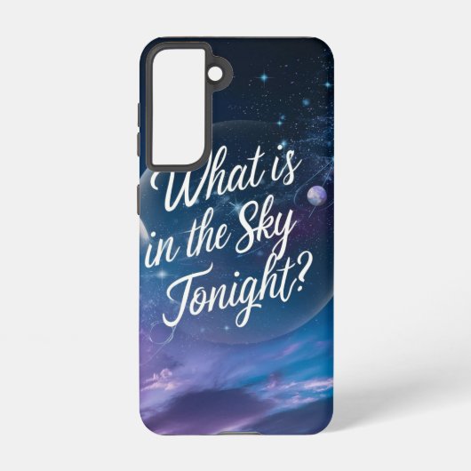 今夜の空は何だ？(宇宙 SAMSUNG GALAXYケース (裏面)