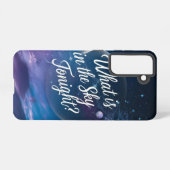 今夜の空は何だ？(宇宙 SAMSUNG GALAXYケース (裏面横)