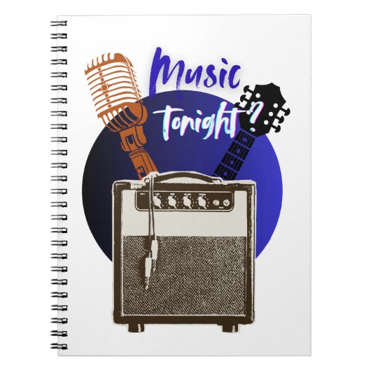 今夜の音楽？ ノートブック (正面)