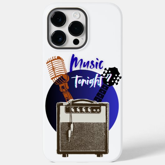 今夜の音楽？ Case-Mate iPhoneケース (裏面)