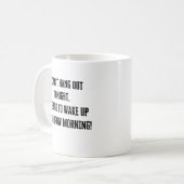 今夜はつる出られない コーヒーマグカップ (正面左)