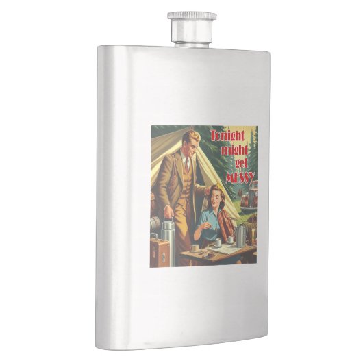 今夜はキャンプが散らかるかもしれない フラスク (右)