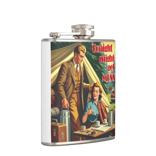 今夜はキャンプが散らかるかもしれない フラスク (右)